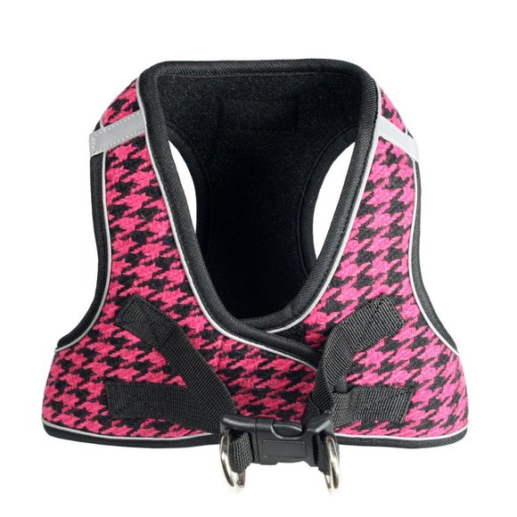 Hip Doggie/Dog Star Other - EZ Reflective Harness Vest - Pink/White